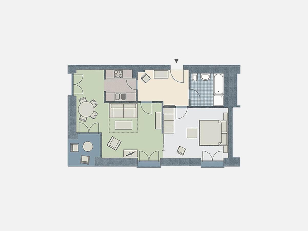 Kaiservillen Heringsdorf - Ferienwohnung Mit 1 Schlafzimmer Und Terrasse D102 Exteriér fotografie